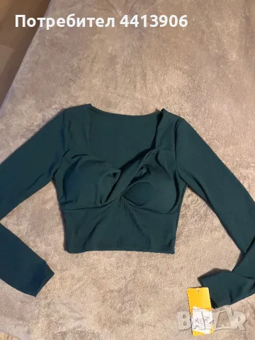 Дамска къса блуза, снимка 1