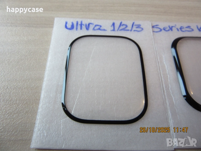Apple Watch Ultra / Series 11 10 8 / SE / 5D Протектор за цял екран, снимка 11 - Смарт часовници - 41043699