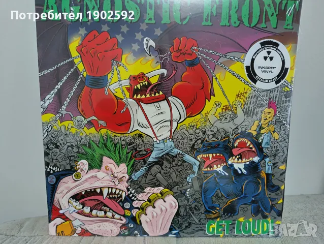  Agnostic Front ‎– Get Loud! Red Inkspot