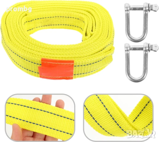 въже за теглене с метални куки, 5т, 5м., Германия, снимка 2 - Аксесоари и консумативи - 35751529