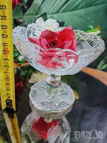  Бонбониера на столче Walterglass , снимка 6 - Чинии - 48827398