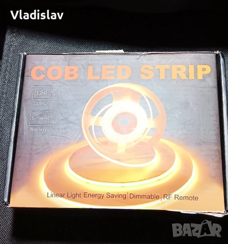 LED лента COB 2700K 5M, снимка 5 - Лед осветление - 53452756
