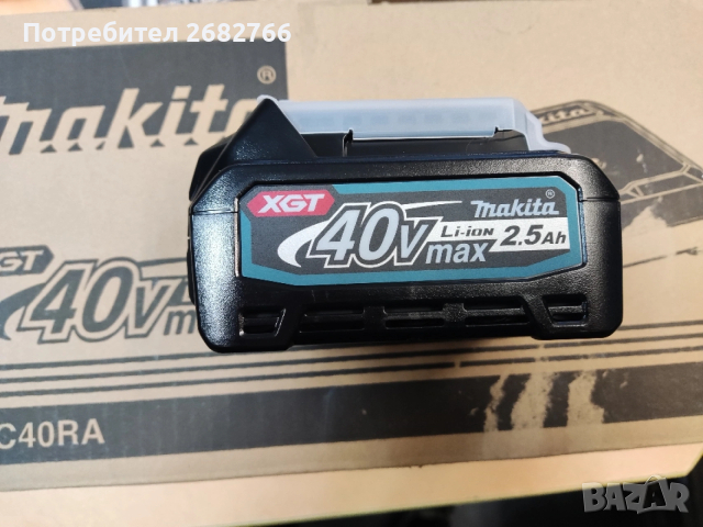 батерия makita 40v bl4025, снимка 3 - Други инструменти - 53008756