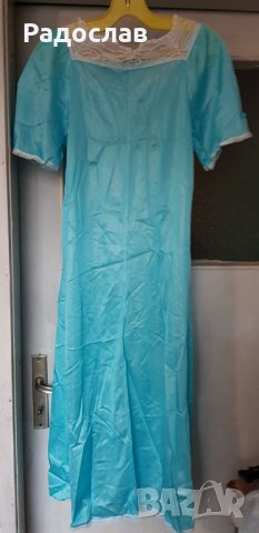 Продавам синя нощница с дантели  нова , снимка 2 - Нощници - 35508340