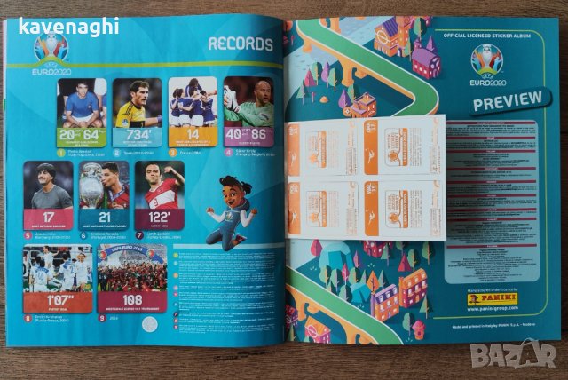 Продавам: Пълен албум Panini UEFA Euro 2020 Preview, снимка 14 - Колекции - 40428646