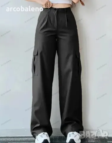 Универсални дамски ежедневни панталони със средна талия, 8цвята , снимка 9 - Панталони - 48278144