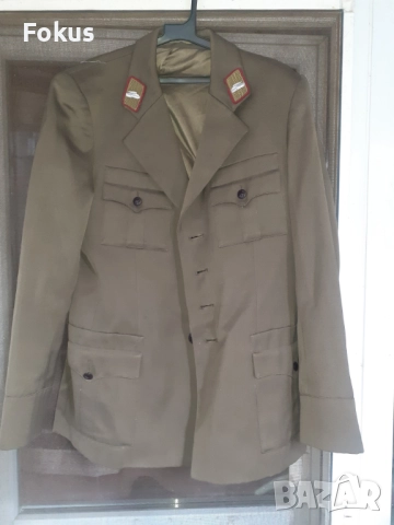Стара военна Соц. куртка - униформа, снимка 5 - Антикварни и старинни предмети - 52695498