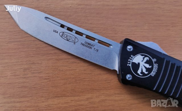 Автоматичен нож Microtech Combat Troodon  4 модела, снимка 12 - Ножове - 37724361