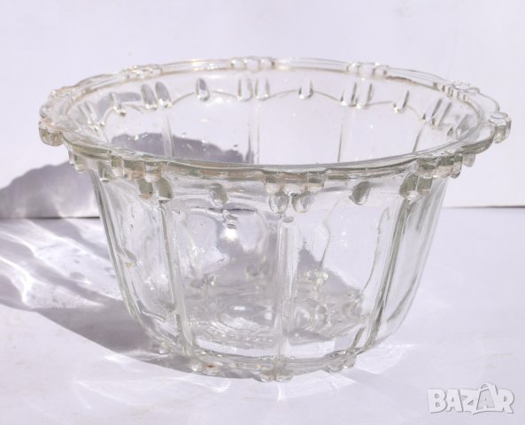 Стъклена захарница, снимка 2 - Сервизи - 38389481