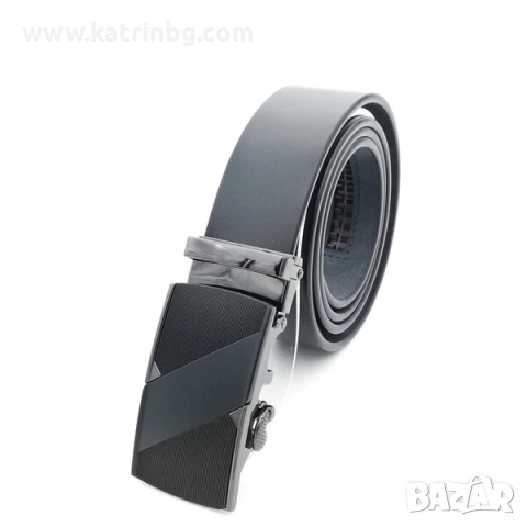 Автоматичен мъжки колан и портфейл от естествена кожа, снимка 2 - Подаръци за мъже - 51641819