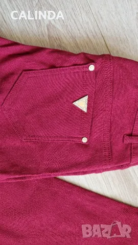 Нови слим панталони цвят бордо, снимка 6 - Панталони - 47751997