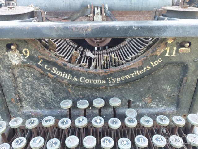 8 LC Smith Corona & Typewriters Inc 11/ 1930г, снимка 6 - Антикварни и старинни предмети - 28801225