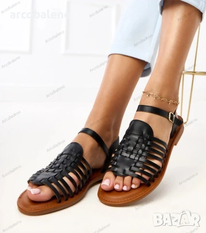 Дамски плоски римски сандали Everlay, 2цвята , снимка 5 - Сандали - 50823718