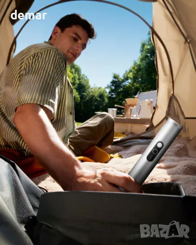 Прибираща се електрическа четка за зъби GearOra, вградена UV дезинфекция, снимка 3 - Други - 49274962