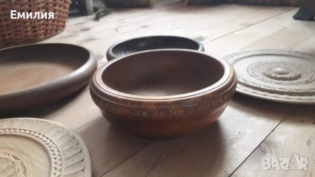 ръчно правени дървени купи и чинии, снимка 4 - Декорация за дома - 43439320