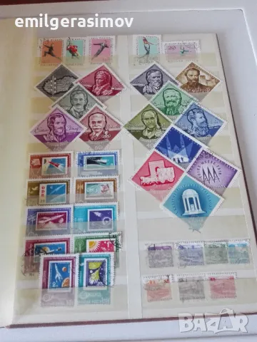 Класьор с пощенски марки и лот картички., снимка 6 - Филателия - 50321964