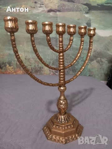 Свещници от месинг., снимка 3 - Антикварни и старинни предмети - 39959717