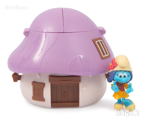 Комплект къщичка със Смърф-изненада Смърфовете / Giochi Preziosi, снимка 6 - Фигурки - 53220952