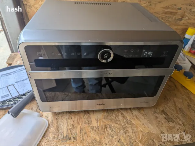 Микровълнова фурна Whirlpool JT479IX, 33 L, черна, сребриста, снимка 2 - Микровълнови - 47453140