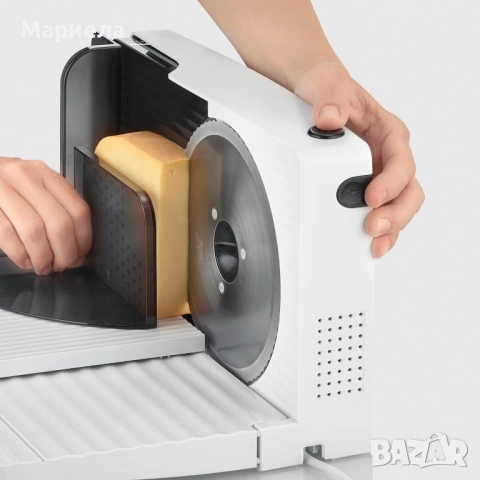 Компактна универсална колбасорезачка с DC мотор , 100W, снимка 3 - Други стоки за дома - 53507695