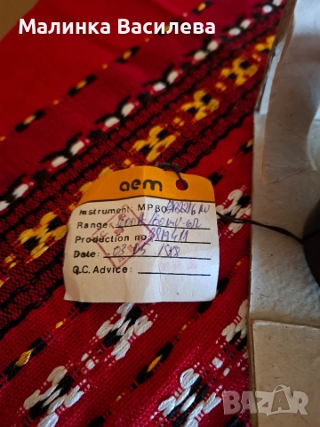 Амперметър, снимка 2 - Други машини и части - 52957396