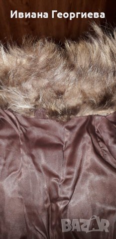 Дамско палто,естествен косъм/енот/, снимка 4 - Палта, манта - 16769815