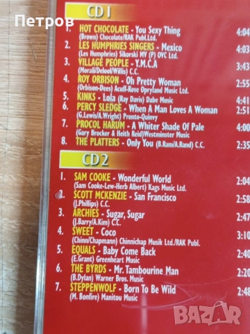 СД-Диск"Хитове от 90"Рок и Поп, снимка 3 - CD дискове - 52575469