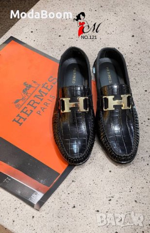 ✨Hermes различни цветове стилни мъжки мокасини✨, снимка 9 - Мокасини - 43806837