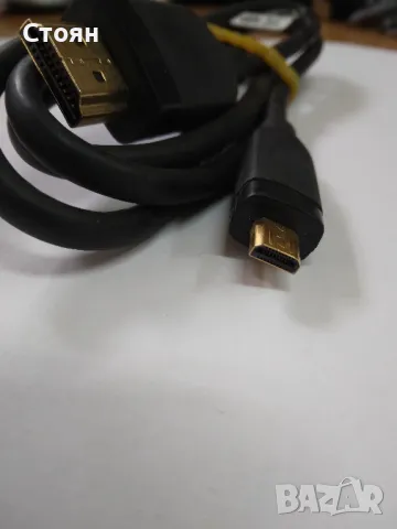 Кабел HDMI USB Type B, снимка 3 - Кабели и адаптери - 47783780