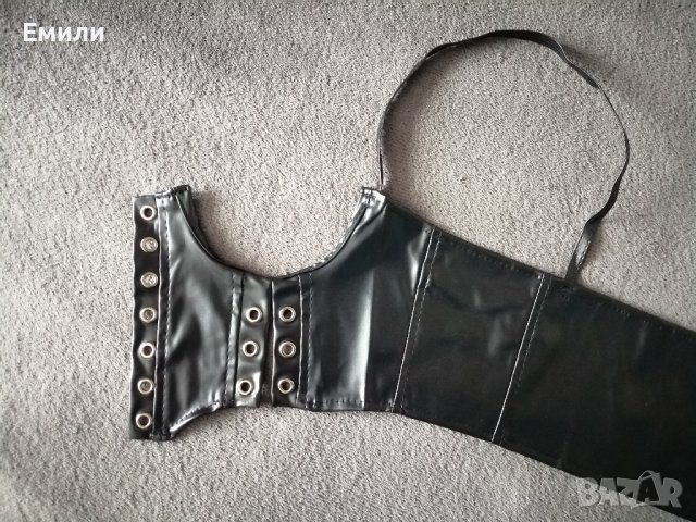 Кожен корсет колан с връзки - S, M , снимка 14 - Колани - 38332846