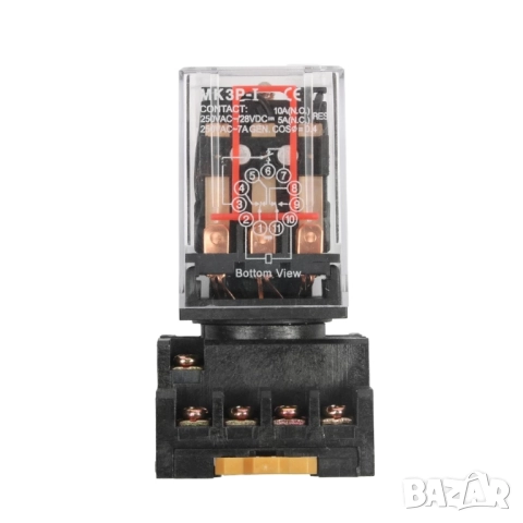 Реле AC 230V с 11 пинов цокъл MK-3P