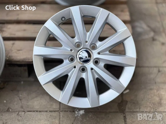 5х112 16 Джанти Skoda Octavia SuperB 5x112 Шкода Супърб Октавиа, снимка 2 - Гуми и джанти - 52435923