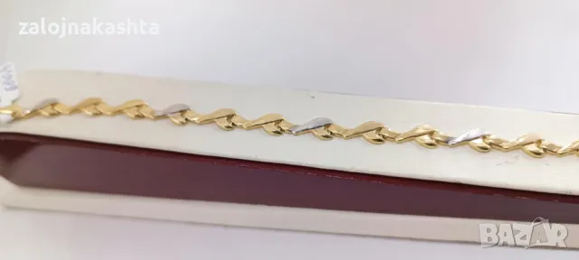 Нова Златна гривна-3,75гр/14кр, снимка 2 - Гривни - 50192740