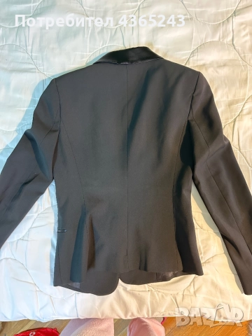 Дамско официално черно сако Zara Ново, размер XS, снимка 6 - Сака - 52576771