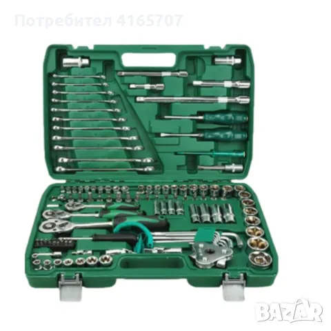 Комплект инструменти за ремонт на автомобил, 121 части, снимка 2 - Аксесоари и консумативи - 49645519