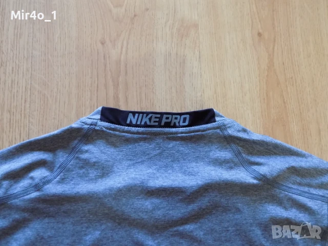 Тениска nike pro найк потник блуза худи оригинална спортна тренировка фитнес крос мъжка L, снимка 3 - Спортни дрехи, екипи - 51237018