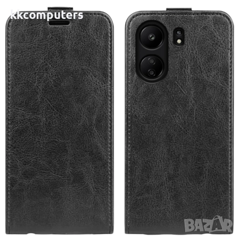 Xiaomi Redmi 13C / Poco C65 4G Flip3 Кожен Калъф и Скрийн Протектор