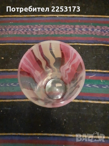 Стъклен руски поднос за сервиране,вази и стъклени пепелници, снимка 8 - Прибори за хранене, готвене и сервиране - 49247330