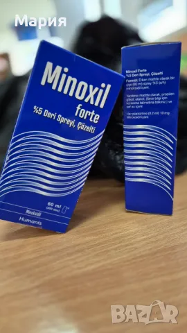 Minoxil Форте %5 спрей - алопеция 60мл, снимка 5 - Продукти за коса - 48335727