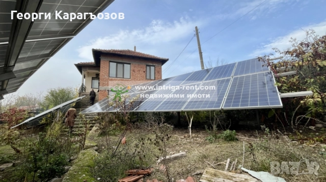 №4034 Двуетажна къща (за ремонт) с ФЕЦ 30kW в село Сусам, община Минерални бани, Хасково., снимка 2 - Къщи - 52520597