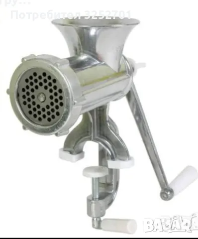 Ръчна алуминиева месомелачка, снимка 2 - Аксесоари за кухня - 48122358
