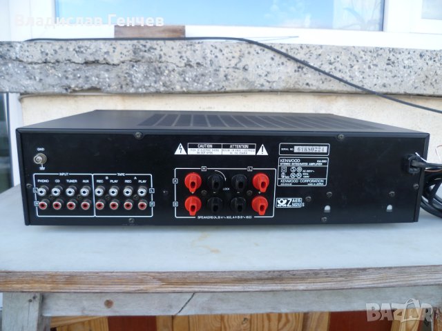 Усилвател KENWOOD KA-550, снимка 4 - Ресийвъри, усилватели, смесителни пултове - 43988000