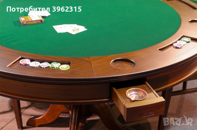 Покер маса за шест играча, снимка 3 - Маси - 43959638