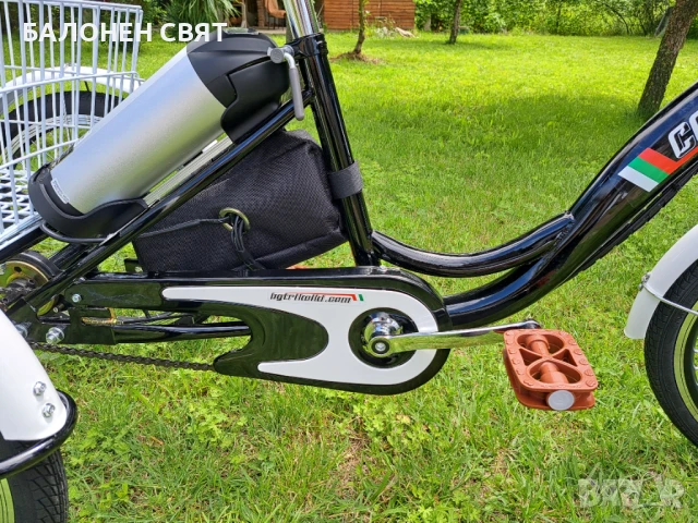 Многофункционален Нов модел e-Trike Hybrid Велосипед с три гуми Електрически Хибрид Триколка, снимка 6 - Велосипеди - 50506973