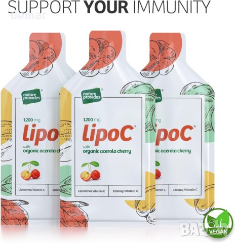 Липозомен витамин С 1200 mg с органична череша ацерола, снимка 7 - Хранителни добавки - 43018772