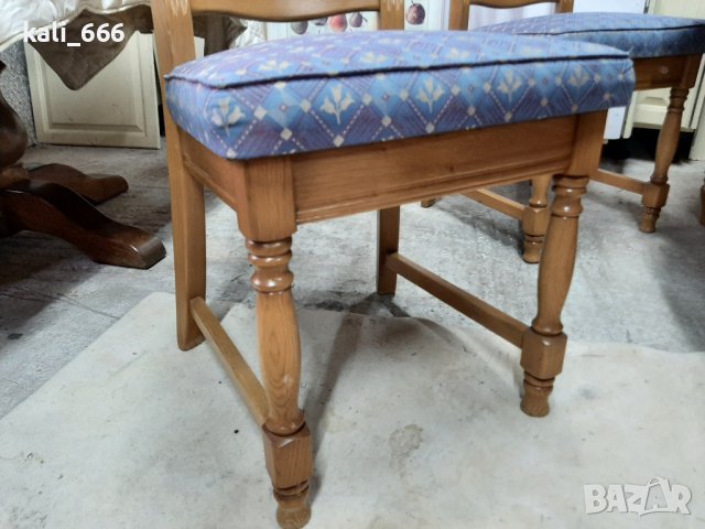 Маса+4 стола масив внос от Холандия , снимка 11 - Маси - 40024077