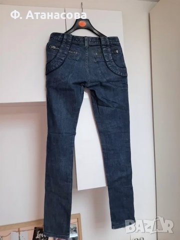 Разпродажба! Страхотни дънки на Стела Макартни с повдигащ и стягащ ефект, размер ХС, снимка 3 - Дънки - 38433253