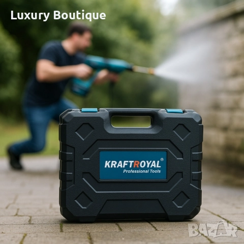 Комплект акумулаторна водоструйка с 2 батерии в куфар, снимка 2 - Други инструменти - 51465815