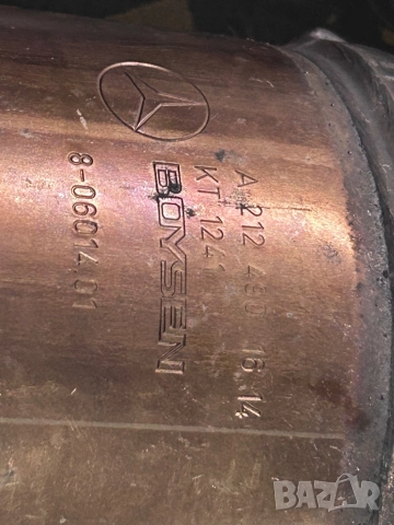 KT1241 катализатор mercedes e 350 v6  4matic 4х4 катализатор a2124901614, снимка 2 - Части - 52390276