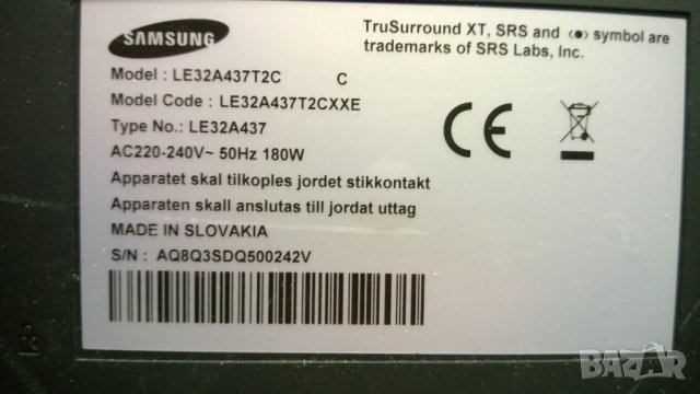 SAMSUNG-LE32A437T2C, снимка 3 - Телевизори - 26406905